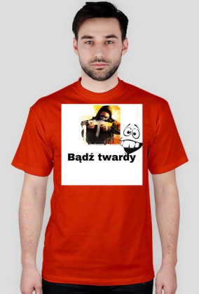 Koszulka męska kolor czerwony, rozmiar M