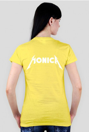 Koszulka z imieniem Monica tył