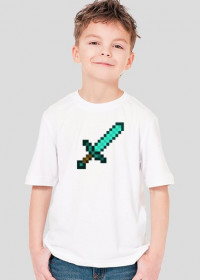 Minecraft Koszulka Dziecięca MIECZ