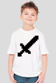 Minecraft Koszulka Dziecięca MIECZ
