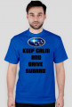 Koszulka keep calm and drive subaru