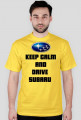Koszulka keep calm and drive subaru