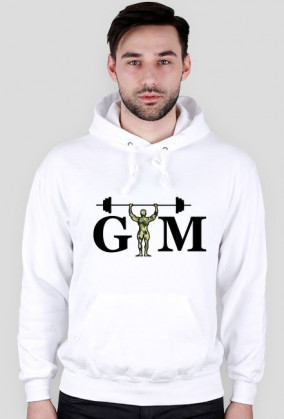 Bluza męska z kapturem GYM Moro