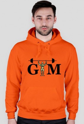 Bluza męska z kapturem GYM Moro
