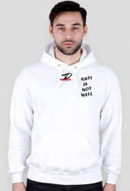 JDSTUFF - ANTI IS NOT WELL BLUZA BIAŁA