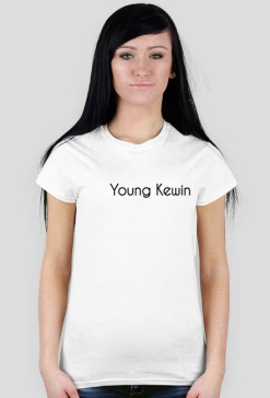 Koszulka ' Young Kewin ' Damska biała