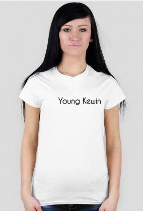 Koszulka ' Young Kewin ' Damska biała