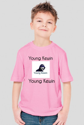 Koszulka Dziecięca 'Young Kewin' z nadrukiem