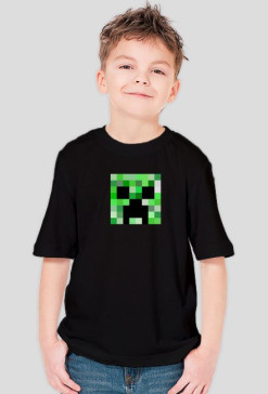 Minecraft Koszulka Dziecięca CREEPER