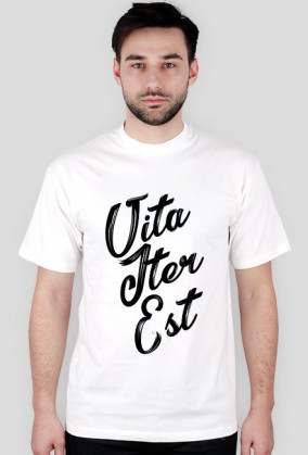 Koszulka biała Vita Iter Est 2018