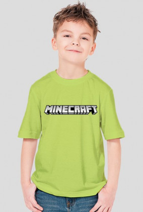 Minecraft Koszulka Dziecięca LOGO
