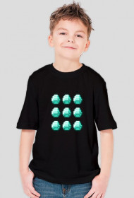 Minecraft Koszulka Dziecięca DIAMENT
