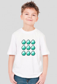 Minecraft Koszulka Dziecięca DIAMENT