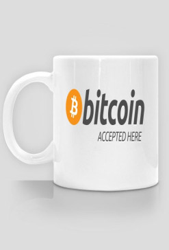 Kubek Bitcoin - nadruk dwustronny