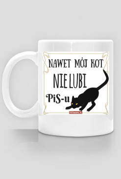 Mój kot nie lubi PiS-u