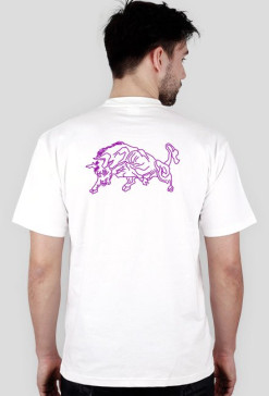 Bull Tee White by H