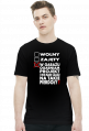 Wolny, Zajęty - Ogarniam Projekt (koszulka męska) jasna grafika