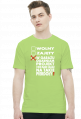 Wolny, Zajęty - Ogarniam Projekt (koszulka męska) jasna grafika