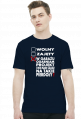 Wolny, Zajęty - Ogarniam Projekt (koszulka męska) jasna grafika