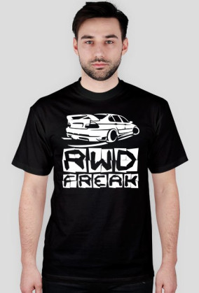 E46 - RWD Freak (koszulka męska) jasna grafika