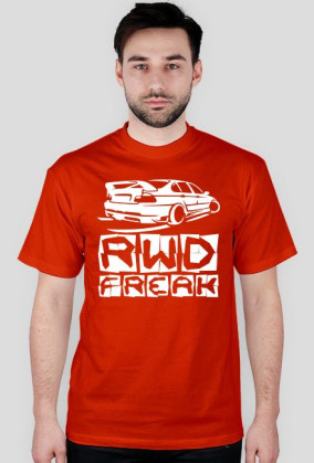 E46 - RWD Freak (koszulka męska) jasna grafika