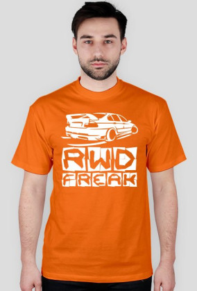 E46 - RWD Freak (koszulka męska) jasna grafika
