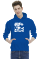 E46 - RWD Freak (bluza męska kapturowa) jasna grafika