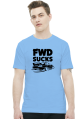 E46 - FWD sucks (koszulka męska) ciemna grafika