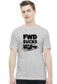 E46 - FWD sucks (koszulka męska) ciemna grafika