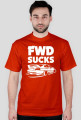 E46 - FWD sucks (koszulka męska) jasna grafika