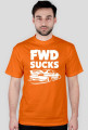 E46 - FWD sucks (koszulka męska) jasna grafika