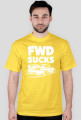 E46 - FWD sucks (koszulka męska) jasna grafika
