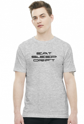 Eat Sleep Drift (koszulka męska) ciemna grafika