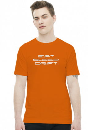 Eat Sleep Drift (koszulka męska) jasna grafika