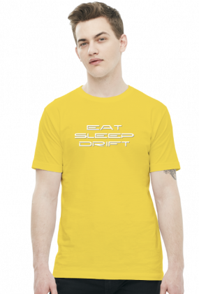 Eat Sleep Drift (koszulka męska) jasna grafika