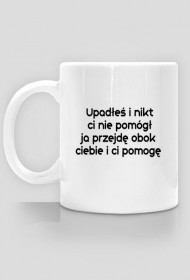 Kubek z napisem
