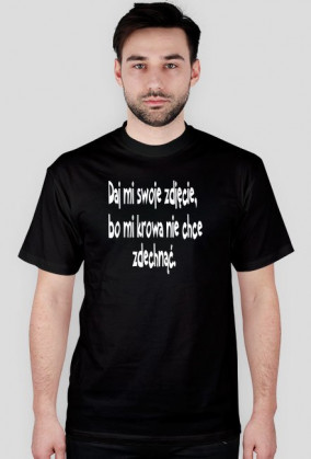 Koszulka męska granatowa z napisem