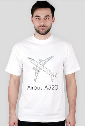 Koszulka Airbus A320 Rysunek Techniczny