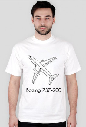 Koszulka Boeing 737-200 Rysunek Techniczny