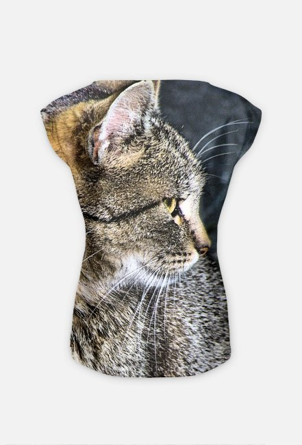 Koszulka damska fullprint Kot
