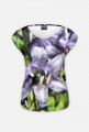 Koszulka damska fullprint Fioletowe kwiaty