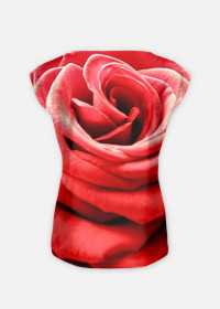 Koszulka damska fullprint Róża