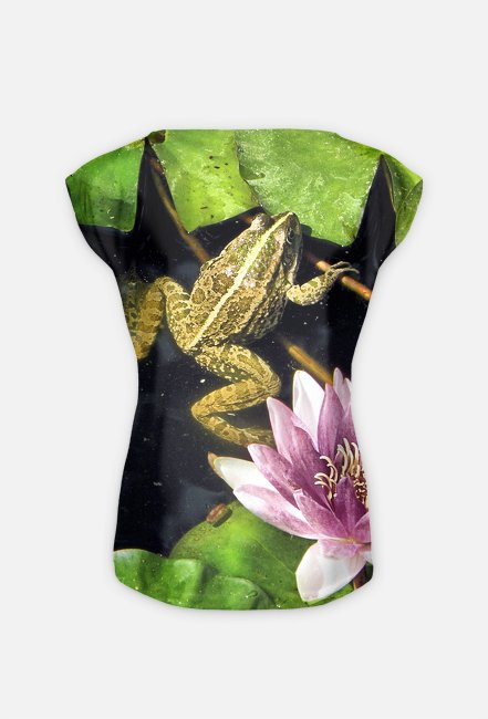 Koszulka damska fullprint Żaba