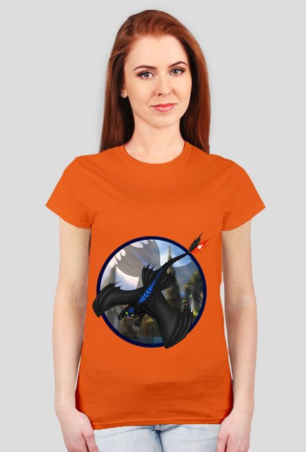 Smok Szczerbatek HTTYD T-shirt Women