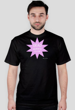 dead man's club tee pink star logo