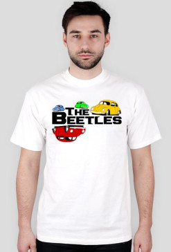 The Beetles (koszulka męska) ciemna grafika