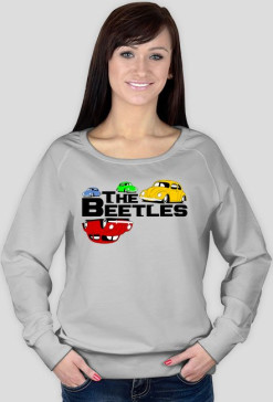 The Beetles (bluza damska) ciemna grafika