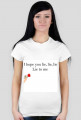 Lie to me T-shirt lyrics