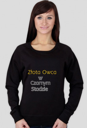 Bluza złota owca w czarnym stadzie