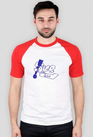 Koszulka dwukol.: dobry rap / logo JS